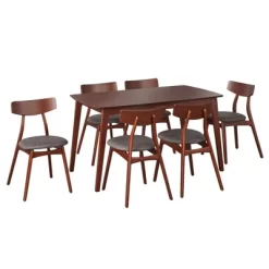 7pc Archer Rectangular Dining Set - Buylateral -Living Room Furniture Store GUEST 0271854a e002 443a b2ef b1ba95d3813b