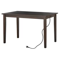 Ruston Rectangular Dining Table With USB Port - Buylateral -Living Room Furniture Store GUEST 076212f7 92cb 485d 9e4f 08cbdf8048e5
