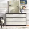 6 Drawer Chest White Espresso - Buylateral -Living Room Furniture Store GUEST 0989a456 d6fa 4132 b047 c58604954b70