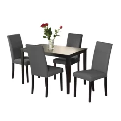 5pc Bettega Rectangular Dining Set - Buylateral -Living Room Furniture Store GUEST 117e2dce b030 46de 85f4 1f4713586342
