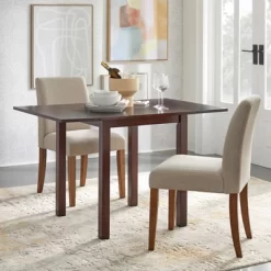 3pc Estelle Drop Leaf Dining Set - Buylateral
