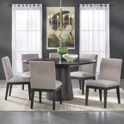 North Bay Round Dining Table Black - Buylateral -Living Room Furniture Store GUEST 1aff12df 6861 412d 9cb9 1d49a2aefec7