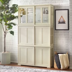 Pacific Stackable Cabinet With Sliding Glass Doors Mint Green - Buylateral 8 Pacific Stackable Cabinet With Sliding Glass Doors Mint Green - Buylateral -Living Room Furniture Store GUEST 201f86a8 1958 4161 b137 0ca70adea08d 2