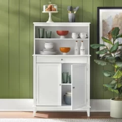 Farmhouse Buffet And Hutch White - Buylateral -Living Room Furniture Store GUEST 2413396e b9b0 491a 9ce4 26b255d302d3