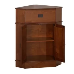 Mission 2 Door 1 Drawer Corner Storage Cabinet Oak - Buylateral -Living Room Furniture Store GUEST 2ca5f65a 670d 44ad 9674 8a2c5bcb7a35