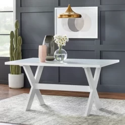 Sumner Dining Table White - Buylateral -Living Room Furniture Store GUEST 2f362df0 9850 4dc1 a8ac 9133fd326f24
