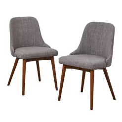 Set Of 2 Saville Dining Chairs Gray - Buylateral 9 Set Of 2 Saville Dining Chairs Gray - Buylateral -Living Room Furniture Store GUEST 3b7c714d 239e 46b2 bd4d 9cd795117f60