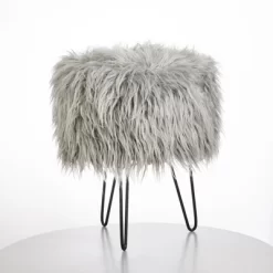 Patrice Faux Fur Stool - Buylateral 7 Patrice Faux Fur Stool - Buylateral -Living Room Furniture Store GUEST 3c699f9c 3863 4ff8 8da5 09fadb2af4e5