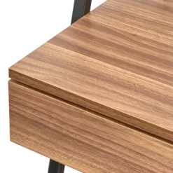 3pc Denton Ladder Desk And Shelf Walnut/Black - Buylateral -Living Room Furniture Store GUEST 495422f2 14c5 454e ae48 251ff3b609d3