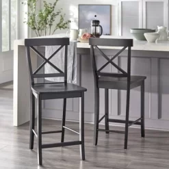 Set Of 2 24" Albury Counter Height Barstools - Buylateral