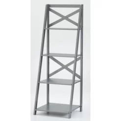 56" 4 Tier Crossback Shelf - Buylateral -Living Room Furniture Store GUEST 4e878fbd 1396 4723 b7d2 7c572a0bfaf0