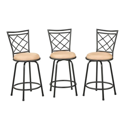 Set Of 3 Avery Adjustable Metal Barstool - Buylateral 6 Set Of 3 Avery Adjustable Metal Barstool - Buylateral - Image 4