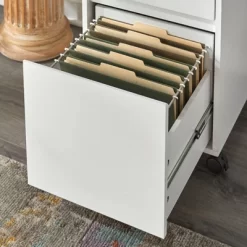 Wenz 2 Drawer Contemporary File Cabinet White - Buylateral -Living Room Furniture Store GUEST 503965ab 4819 4f50 9e83 22389b0923dc