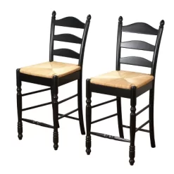 Set Of 2 24" Ladder Back Counter Height Barstools - Buylateral 11 Set Of 2 24" Ladder Back Counter Height Barstools - Buylateral -Living Room Furniture Store GUEST 517ea0a4 1d09 4f31 9fd2 84442bc70a03