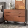 Noble 6 Drawers Dresser Walnut - Buylateral -Living Room Furniture Store GUEST 5fa9edcd e1a9 455b 8763 7cff408a6e80