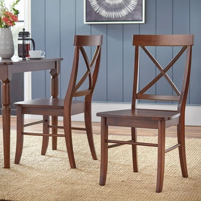 Set Of 2 Albury Cross Back Dining Chairs - Buylateral 8 Set Of 2 Albury Cross Back Dining Chairs - Buylateral - Image 6