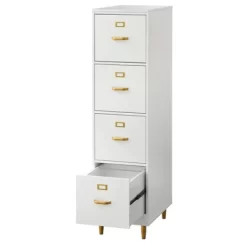 Dixie 4 Drawer Filing Cabinet White - Buylateral -Living Room Furniture Store GUEST 633be0a5 65c9 44ce a738 5dc88597b2c5