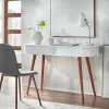 Edie Desk - White/Walnut - Buylateral 2 Edie Desk - White/Walnut - Buylateral -Living Room Furniture Store GUEST 63a9781c 37d9 4e32 a1c4 f32a5aaa6f04