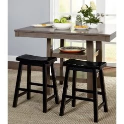 Set Of 2 24" Belfast Saddle Stools - Buylateral -Living Room Furniture Store GUEST 686bf48d 8267 4d84 a7b3 c00928195fa0