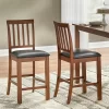 Set Of 2 24" Georgetown Counter Height Barstools Espresso - Buylateral -Living Room Furniture Store GUEST 68fb735a 9140 4465 b94b 3debdf033195