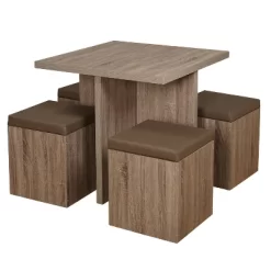 5pc Howard Dining Set With Storage Ottoman - Buylateral -Living Room Furniture Store GUEST 6c5f44ab 6fec 47be 9bca 08c5b56154ae