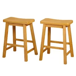 Set Of 2 24" Belfast Saddle Stools - Buylateral -Living Room Furniture Store GUEST 776e8877 e294 49e1 8b62 bea661c06237