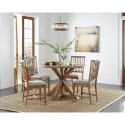 Charlotte Pedestal Dining Table Driftwood - Buylateral -Living Room Furniture Store GUEST 794fd24c b8e7 44bc a88b 8a9c551ecc44