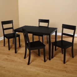 5pc Beverly Dining Set Black - Buylateral -Living Room Furniture Store GUEST 7bb41a7e 999f 4309 99da 6d8110b360d7