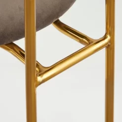 24" Set Of 2 Retro Velvet Counter Height Barstools - Buylateral -Living Room Furniture Store GUEST 8203552c 0325 4808 88c1 45e2cd87ecf5