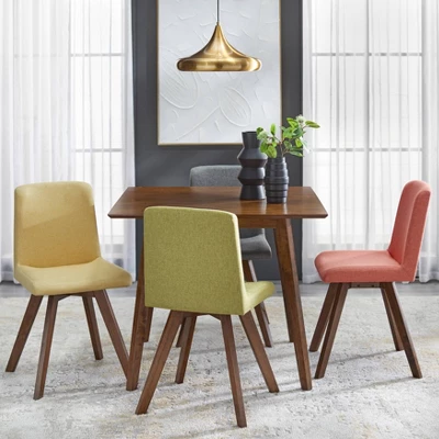 Set Of 4 Clybourn Dining Chair - Buylateral: Mid-Century Modern, Upholstered, Rubberwood Legs 3 Set Of 4 Clybourn Dining Chair - Buylateral: Mid-Century Modern, Upholstered, Rubberwood Legs - Image 2