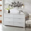 Zuri Six Drawer Chest White - Buylateral -Living Room Furniture Store GUEST 82c14e32 95f2 401c b259 aed57fa93d65