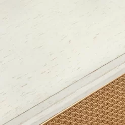 Lati Rattan Door Buffet Antique White/Natural - Buylateral -Living Room Furniture Store GUEST 87473050 6ced 4281 9415 7ff81b0bd813