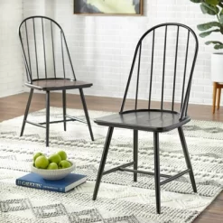 5pc Sheffield Dining Set Black/Driftwood - Buylateral -Living Room Furniture Store GUEST 8c10b4bd 1ee2 430d a77d 62598fb24ae4