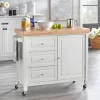 Monterey Kitchen Cart White - Buylateral -Living Room Furniture Store GUEST 8edd4f63 d561 46a5 883e 9a6febf2ecc7