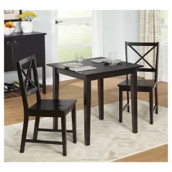 3pc Cross Back Dining Set - Buylateral