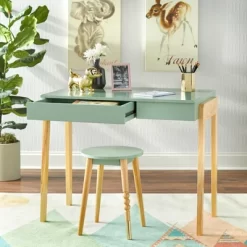 Alena Desk And Stool Set - Buylateral