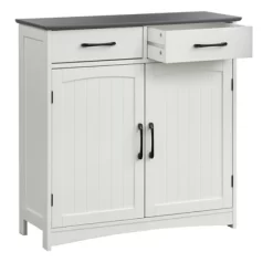 Dalton 2 Door Buffet Cabinet White/Charcoal Gray - Buylateral -Living Room Furniture Store GUEST 94c8b923 7b09 4193 b543 b6fcd177a1d9