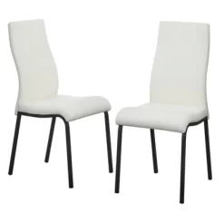 Set Of 2 Nora Contemporary Dining Chairs - Buylateral