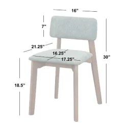 Buylateral Set Of 2 Nettie Mid Century Modern Upholstered Dining Chairs Walnut/Beige -Living Room Furniture Store GUEST 9d40553d 78fa 4b7c 94b5 1267a3187c1d