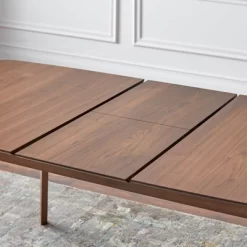 Wave Rectangular Butterfly Dining Table Walnut - Buylateral 12 Wave Rectangular Butterfly Dining Table Walnut - Buylateral -Living Room Furniture Store GUEST a0ceb0e4 e674 4aca 951b 5edd005ae652