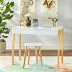 Alena Desk And Stool Set - Buylateral -Living Room Furniture Store GUEST a4fb68bd 933a 4ab9 97b7 5a9afb3f2c59