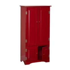 Tall Storage Cabinet Red - Buylateral -Living Room Furniture Store GUEST a53daf40 2b5c 4ecc 85d3 3d4501b1c8e9