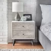 Crislana Mid-Century Nightstand White/Weathered Gray - Buylateral 1 Crislana Mid-Century Nightstand White/Weathered Gray - Buylateral -Living Room Furniture Store GUEST a750ec64 fa99 49c5 bc3d 496880db21d1