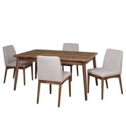 Element Mid-Century Modern Dining Set Walnut - Buylateral -Living Room Furniture Store GUEST aaaa77d0 f35f 4b58 906b 29c2a047fa89