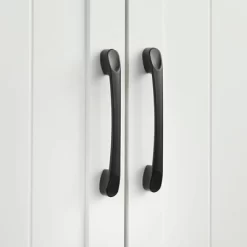 Dalton 2 Door Buffet Cabinet White/Charcoal Gray - Buylateral -Living Room Furniture Store GUEST ab6432de 17aa 4228 aefa a45ffbead17b