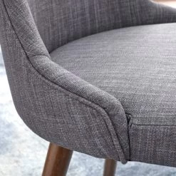 Set Of 2 Saville Dining Chairs Gray - Buylateral