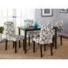 5Pc Elly Sophia Parson Dining Set Cream/Black - Buylateral -Living Room Furniture Store GUEST acf8c465 f8b0 4c0c bc41 2803c8de78e1