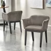Set Of 2 Jonas Dining Arm Chairs Gray/Black - Buylateral -Living Room Furniture Store GUEST ae52743e 0b5e 4353 96ac 9782ec9c9e85