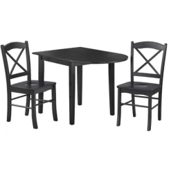 3pc Tiffany Extendable Dining Table Set - Buylateral -Living Room Furniture Store GUEST afd1e74c df5d 42a7 b06b 8b787d784e17