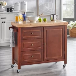 Monterey Kitchen Cart Espresso - Buylateral